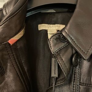 Burberry Brit Couture Lambskin Leather Dress